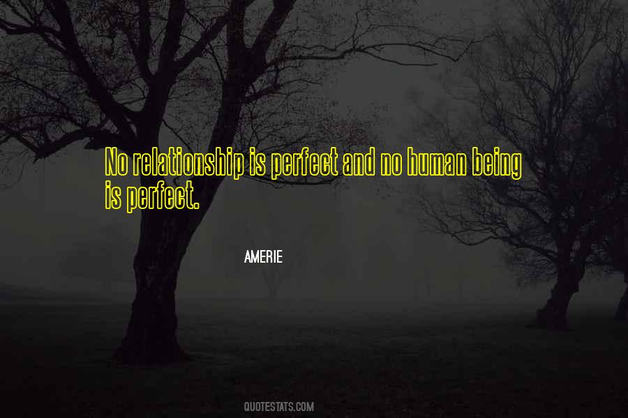 Our Relationship May Not Be Perfect Quotes #130720