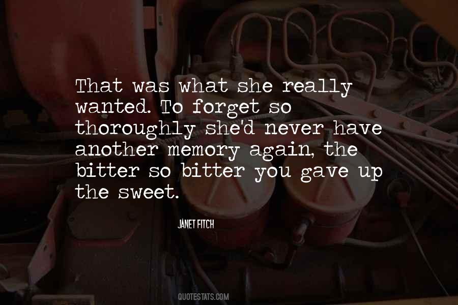Our Sweet Memory Quotes #1065407