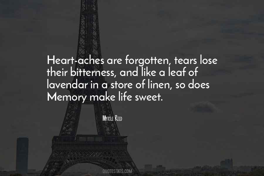 Our Sweet Memory Quotes #975515