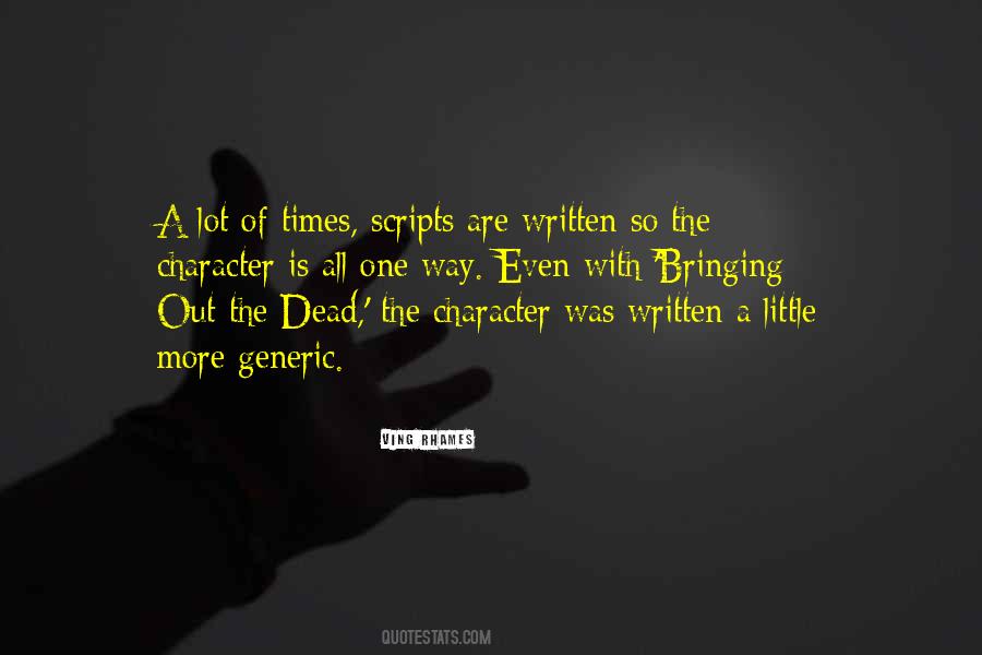 Out Of Character Quotes #130842