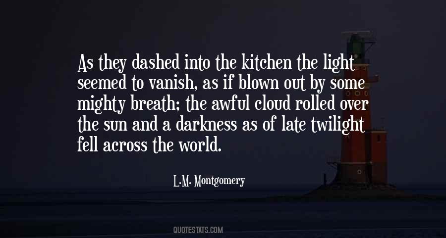 Out Of The Darkness Into The Light Quotes #1051747