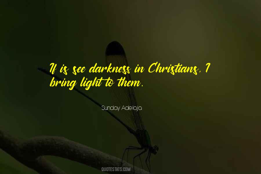 Out Of The Darkness Into The Light Quotes #50250