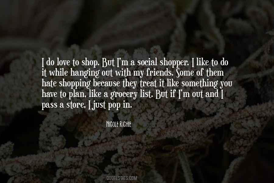 Out Shopping Quotes #69238