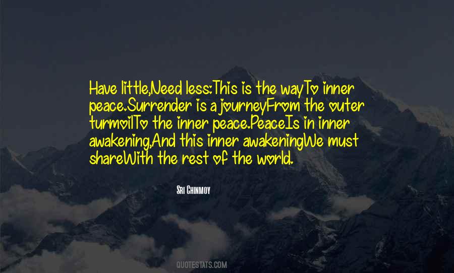 Outer Peace Quotes #389827