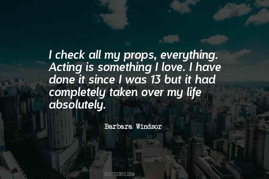 Over Acting Love Quotes #804155