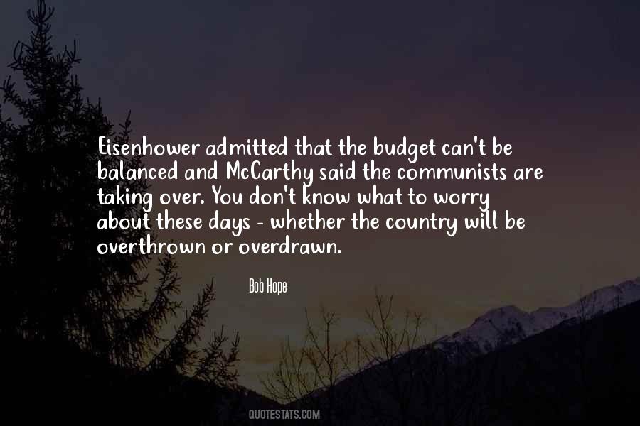 Over Budget Quotes #698032