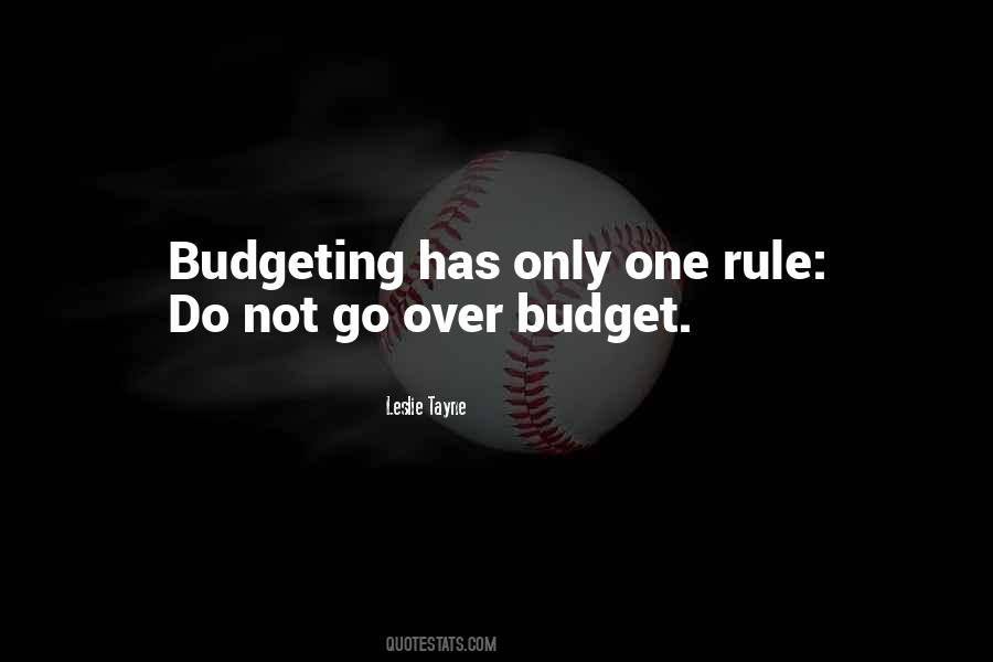 Over Budget Quotes #856022