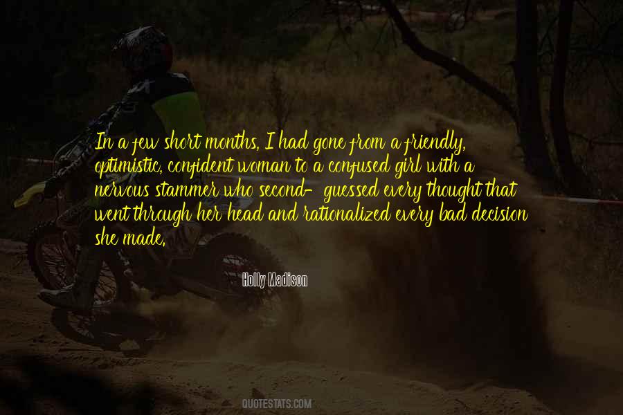 Over Confident Girl Quotes #865022