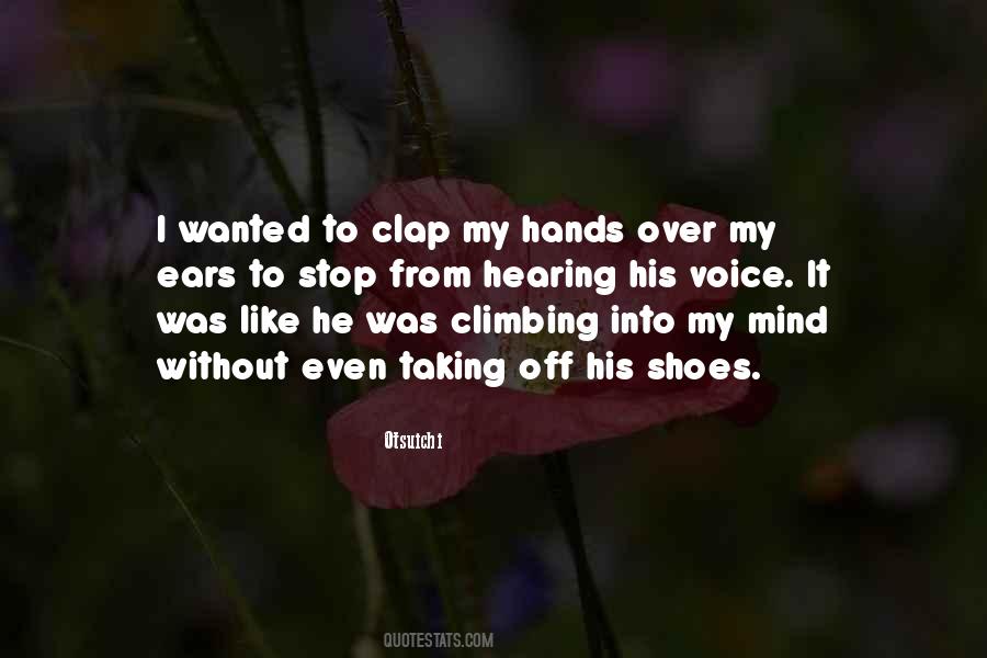 Over Hearing Quotes #1759588