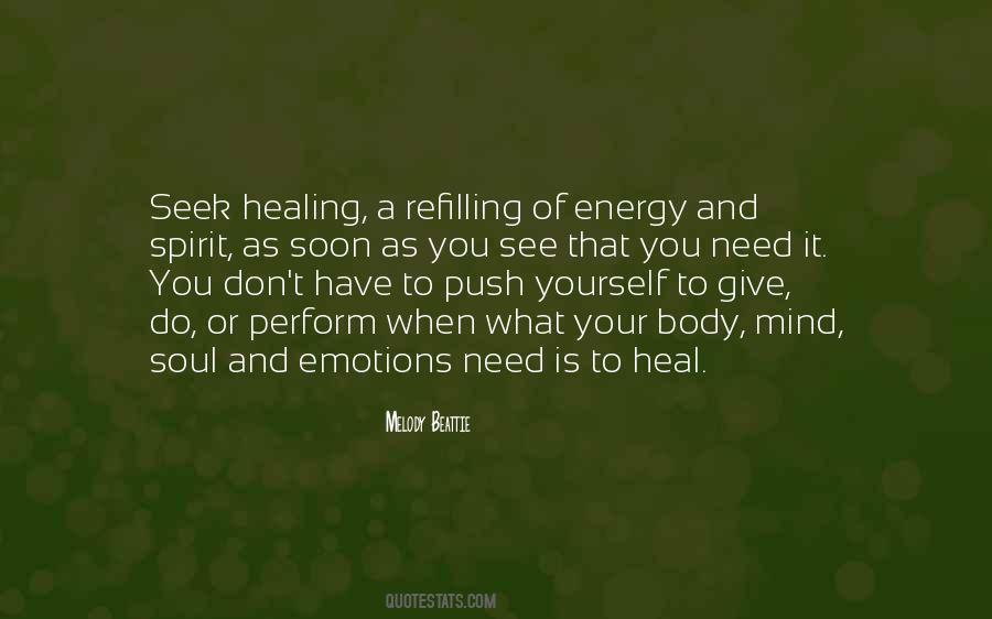 Quotes About Body Healing #14603