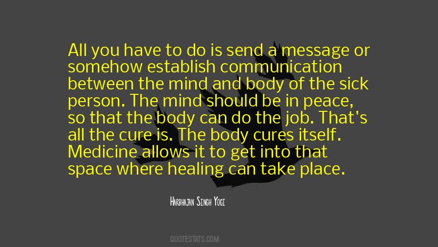 Quotes About Body Healing #199818