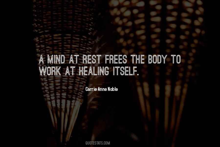 Quotes About Body Healing #35007