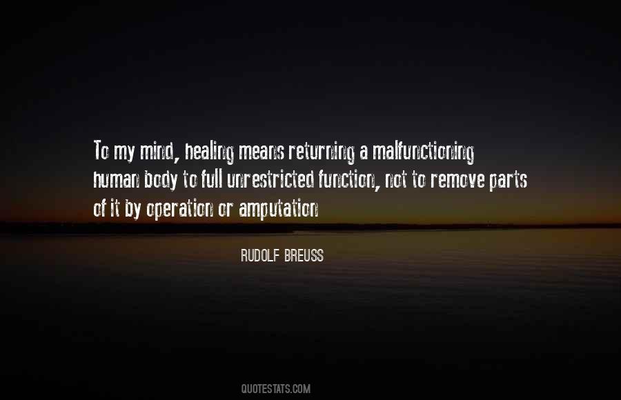 Quotes About Body Healing #696835