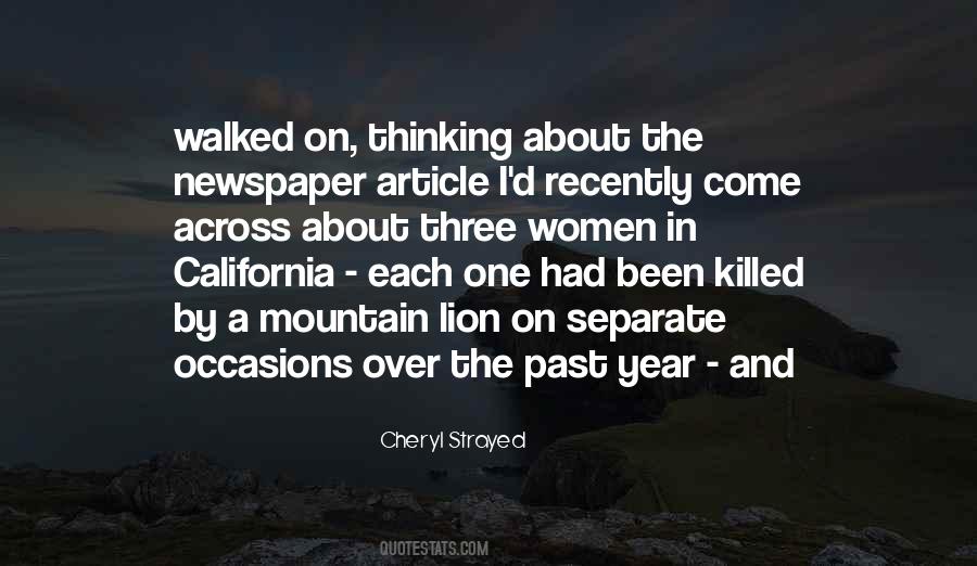 Over The Past Quotes #1828830