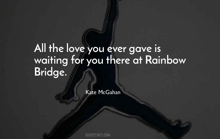 Over The Rainbow Bridge Quotes #1633636