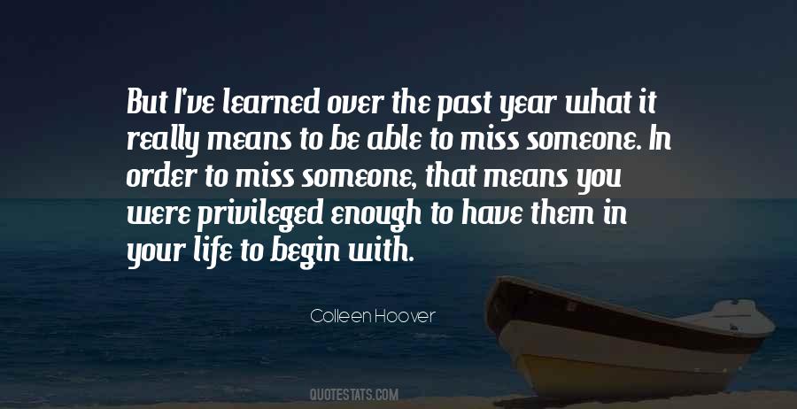 Over Your Past Quotes #1155238