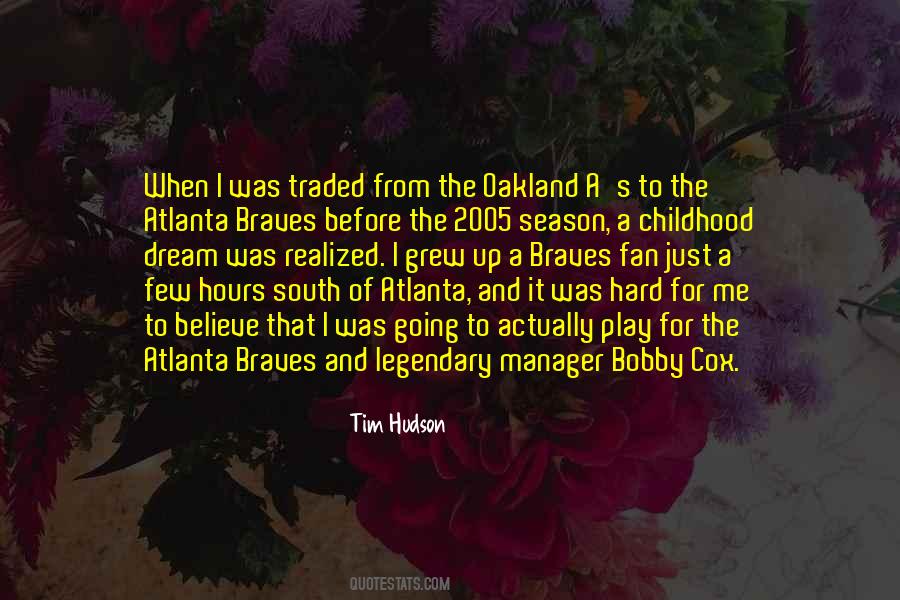 Quotes About Bobby Cox #1477474