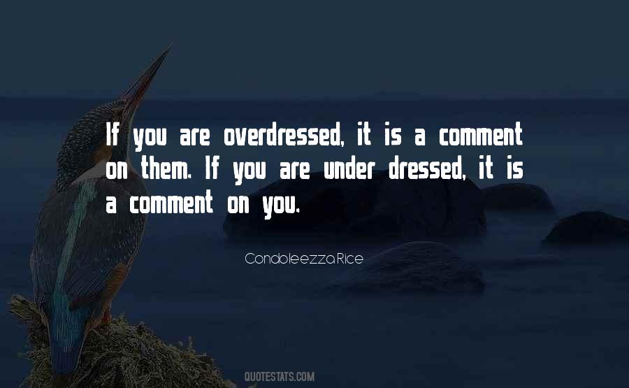 Overdressed Quotes #848180