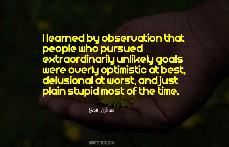 Overly Optimistic Quotes #345433