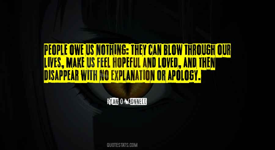 Owe Nothing Quotes #1127974