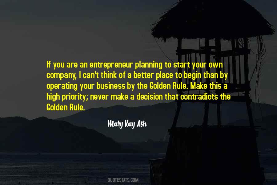 Own A Business Quotes #166850