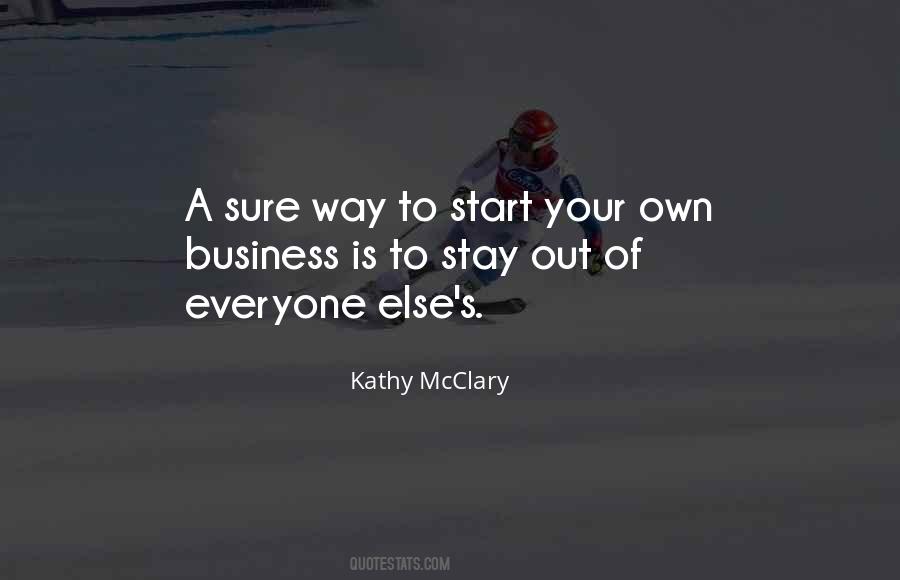 Own A Business Quotes #56335