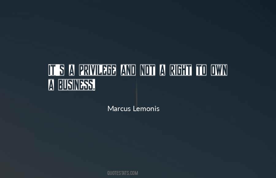 Own A Business Quotes #952529