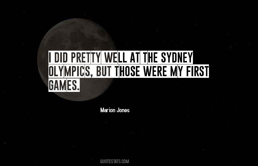 Quotes About Sydney Olympics #1057293