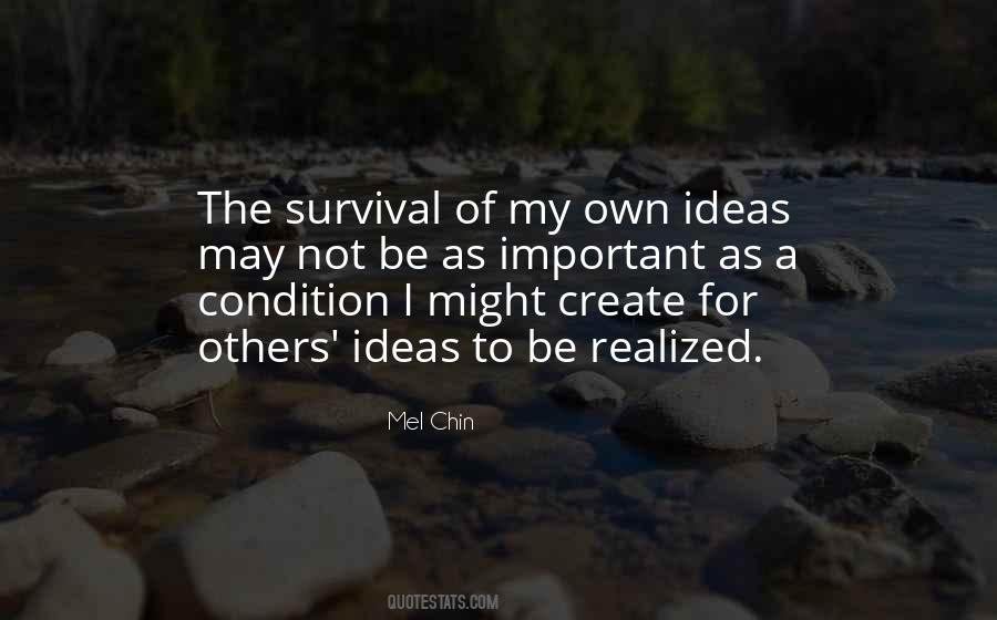 Own Ideas Quotes #1225660