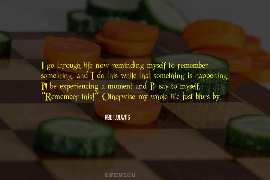 Quotes About Blur Life #1376110