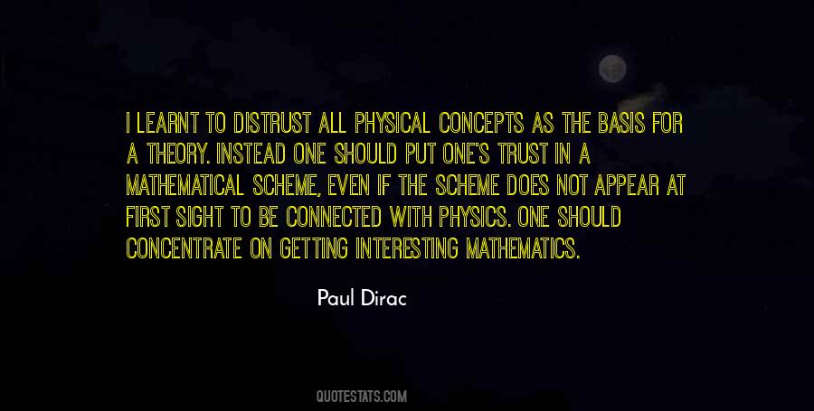 P A M Dirac Quotes #369951