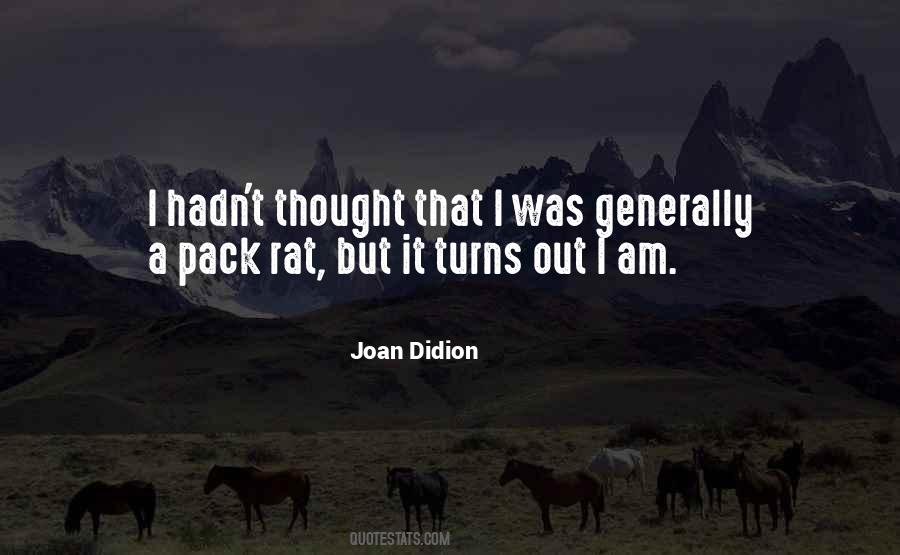 Pack Rat Quotes #1825718