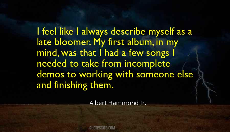 Quotes About Bloomer #482041