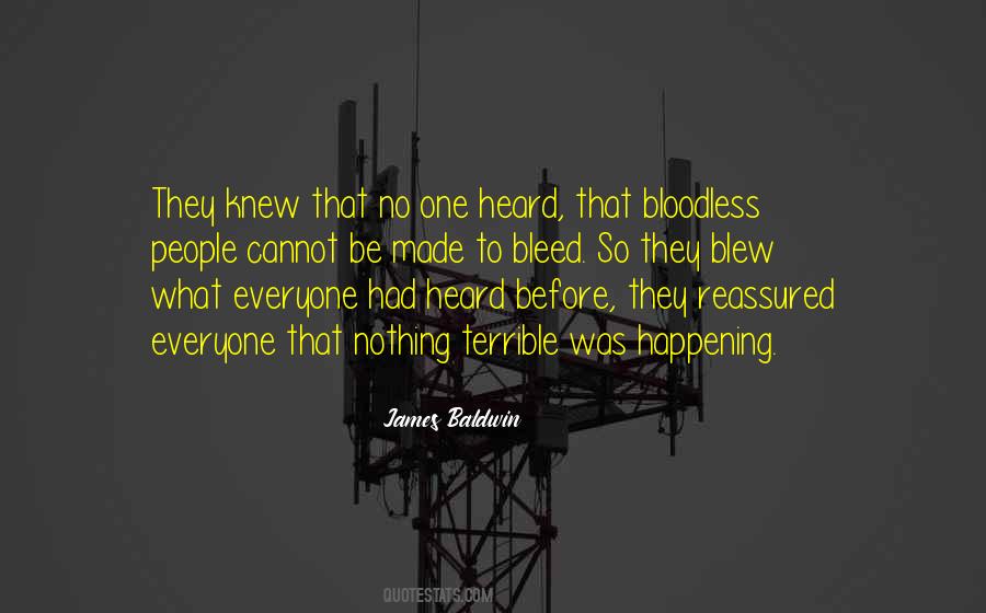 Quotes About Bloodless #1506833