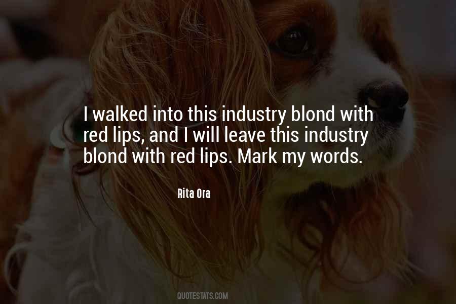 Quotes About Blond #1224281