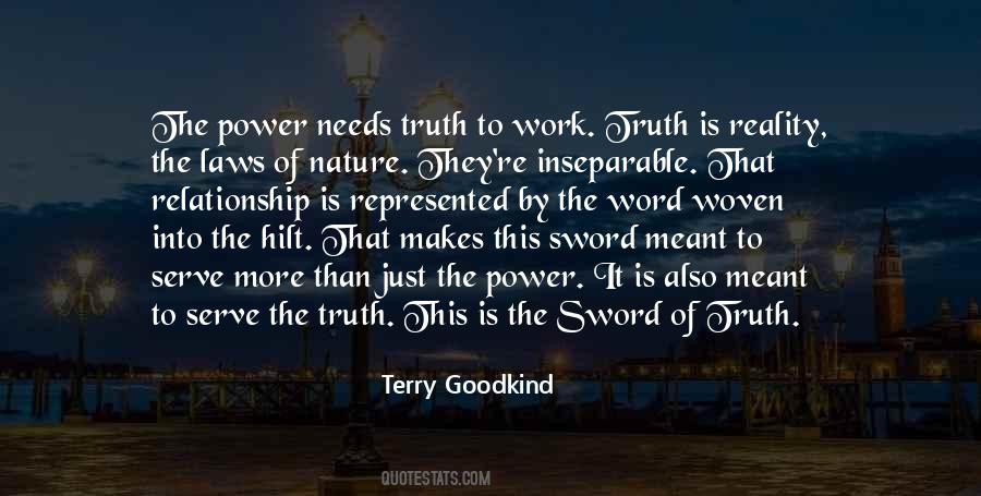 Quotes About Sword Of Truth #1018699