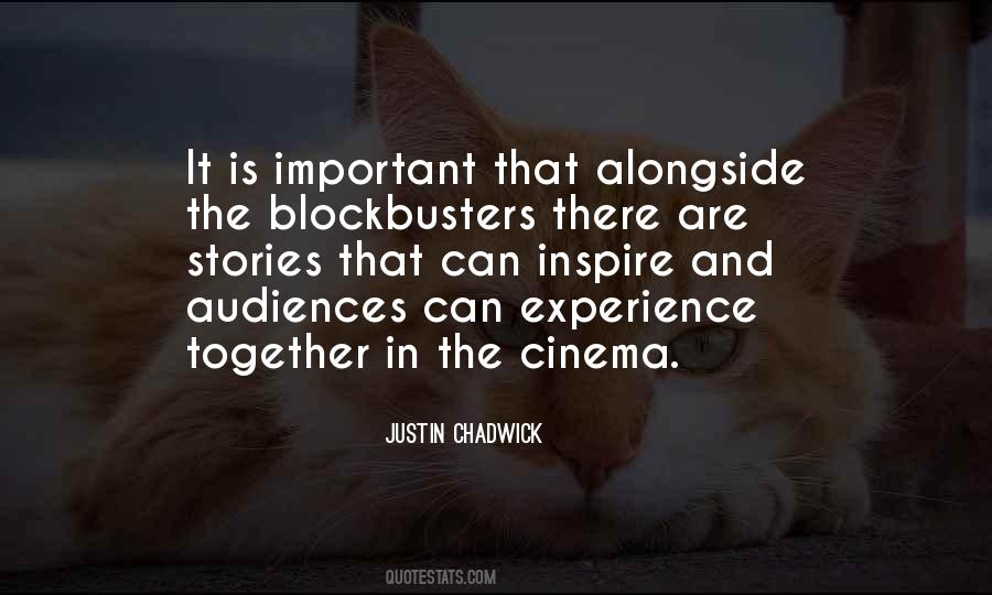 Quotes About Blockbusters #1805459