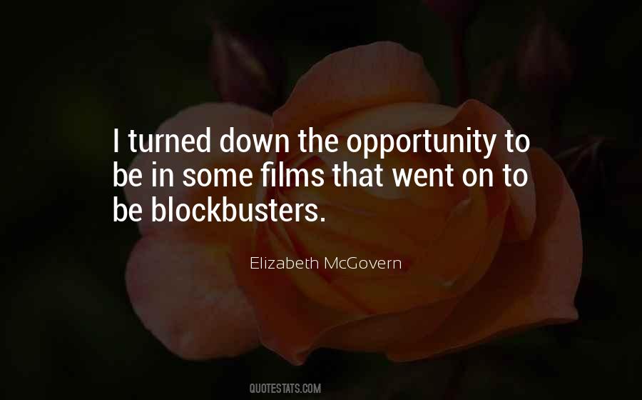 Quotes About Blockbusters #606579