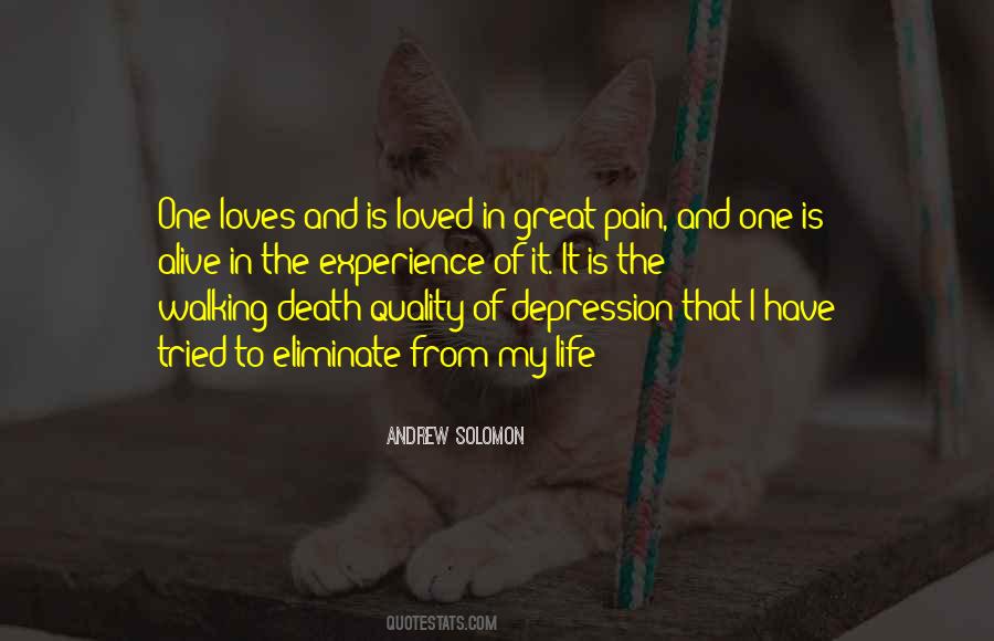 Pain From Death Quotes #33447