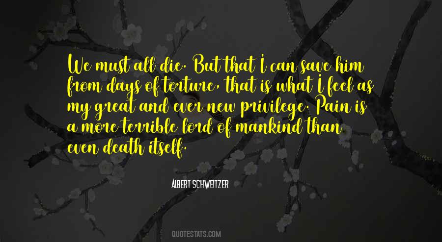 Pain From Death Quotes #816711