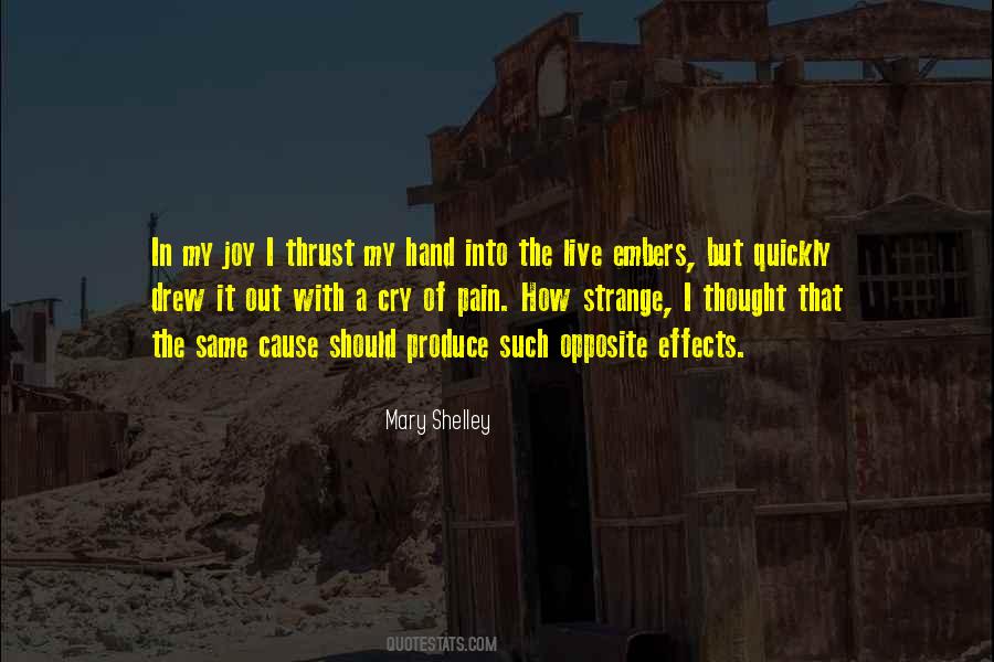 Pain In Hand Quotes #916929