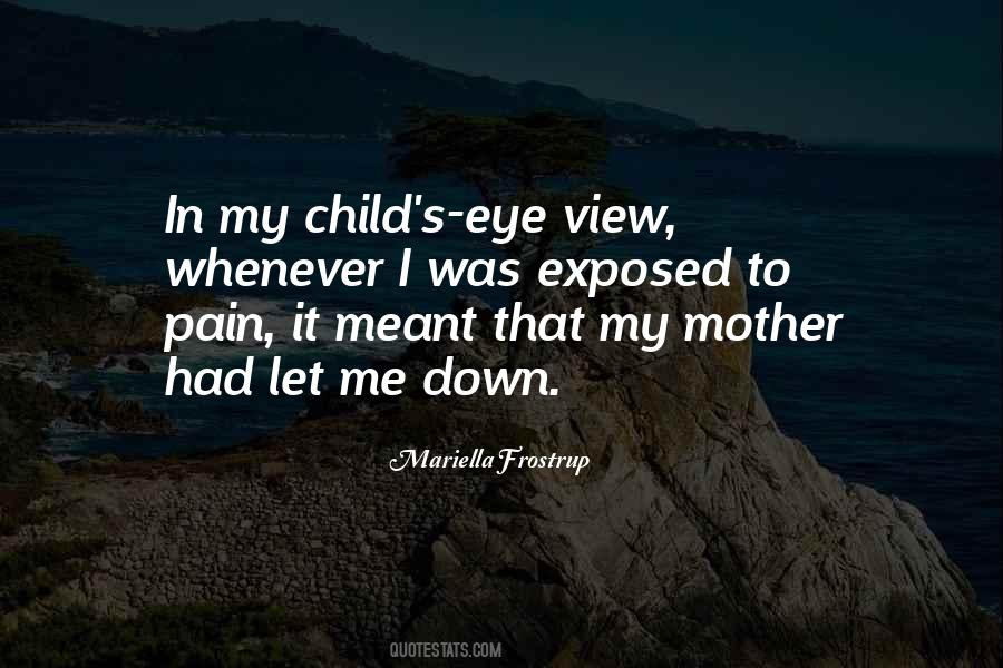 Pain In My Eye Quotes #1132672