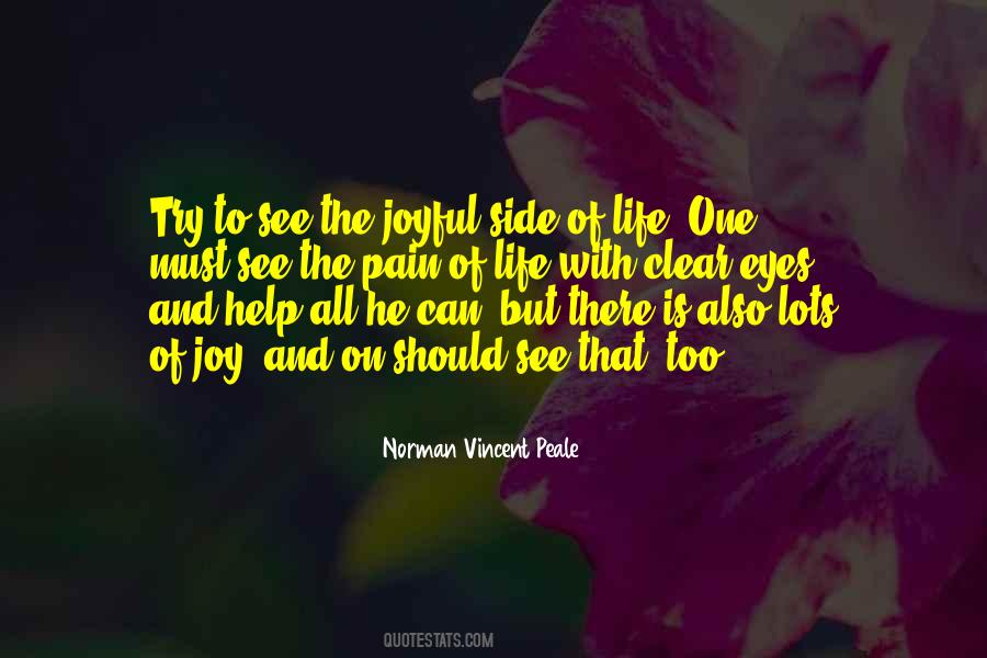 Pain In My Eye Quotes #991223