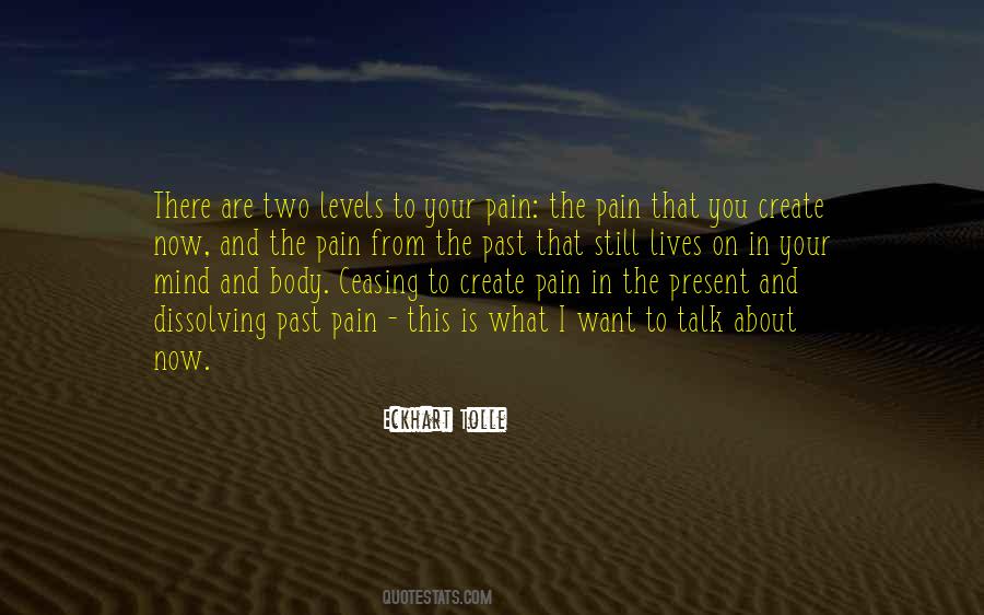 Pain In The Past Quotes #219865