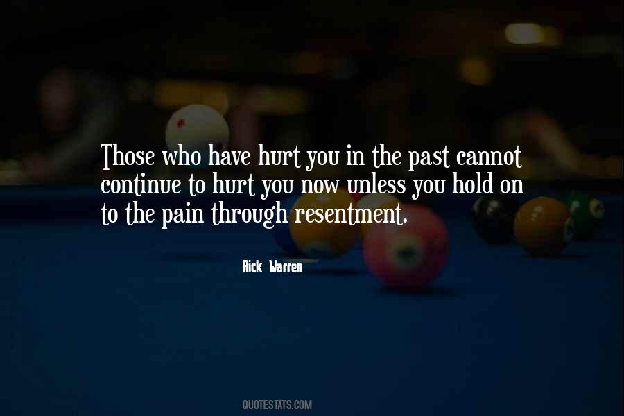 Pain In The Past Quotes #282270