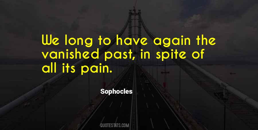 Pain In The Past Quotes #729409
