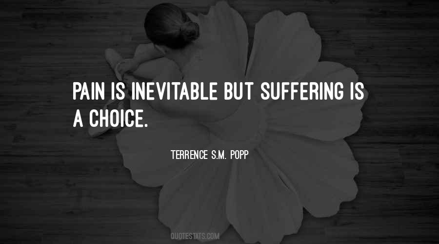 Pain Is Inevitable Quotes #1644819