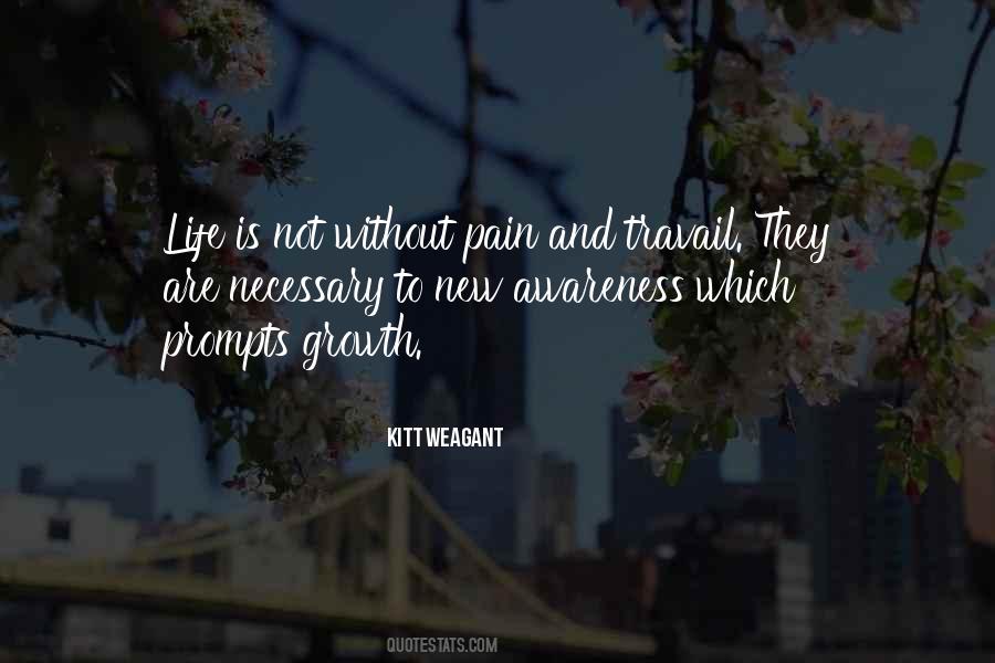 Pain Is Necessary Quotes #1839627