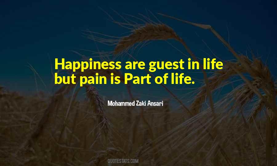 Pain Is Part Of Life Quotes #568774