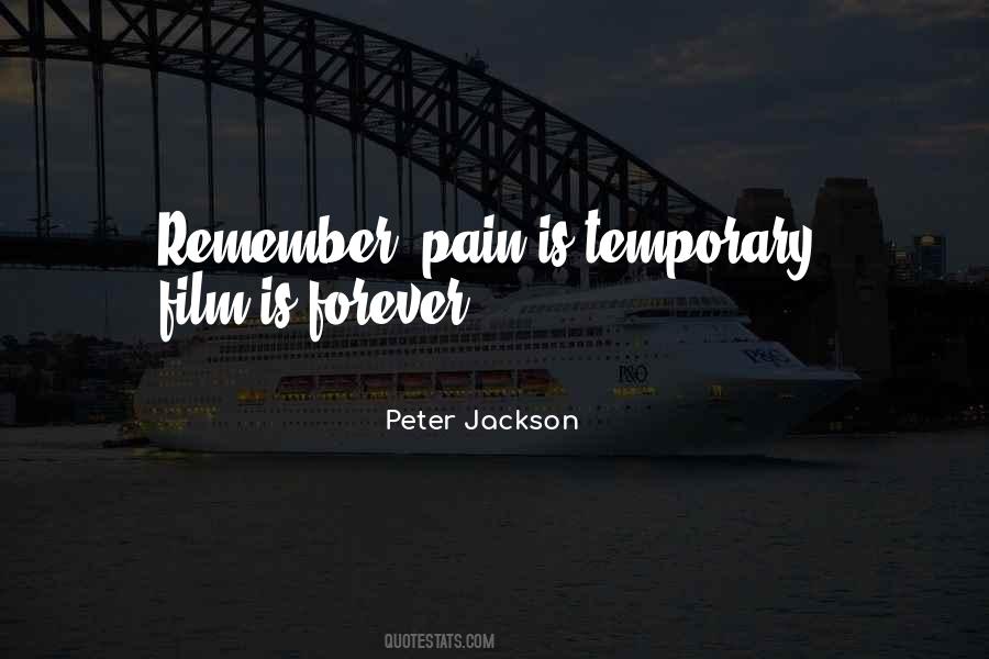 Pain Is Temporary Quotes #1351805